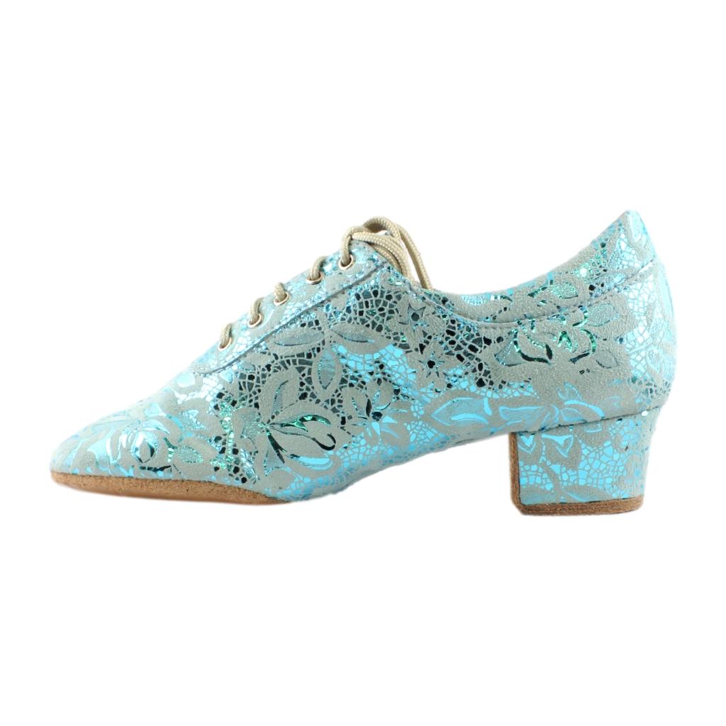 Galex 1205 Flexi, Blue Lace, Leather, Practice Dance Shoes