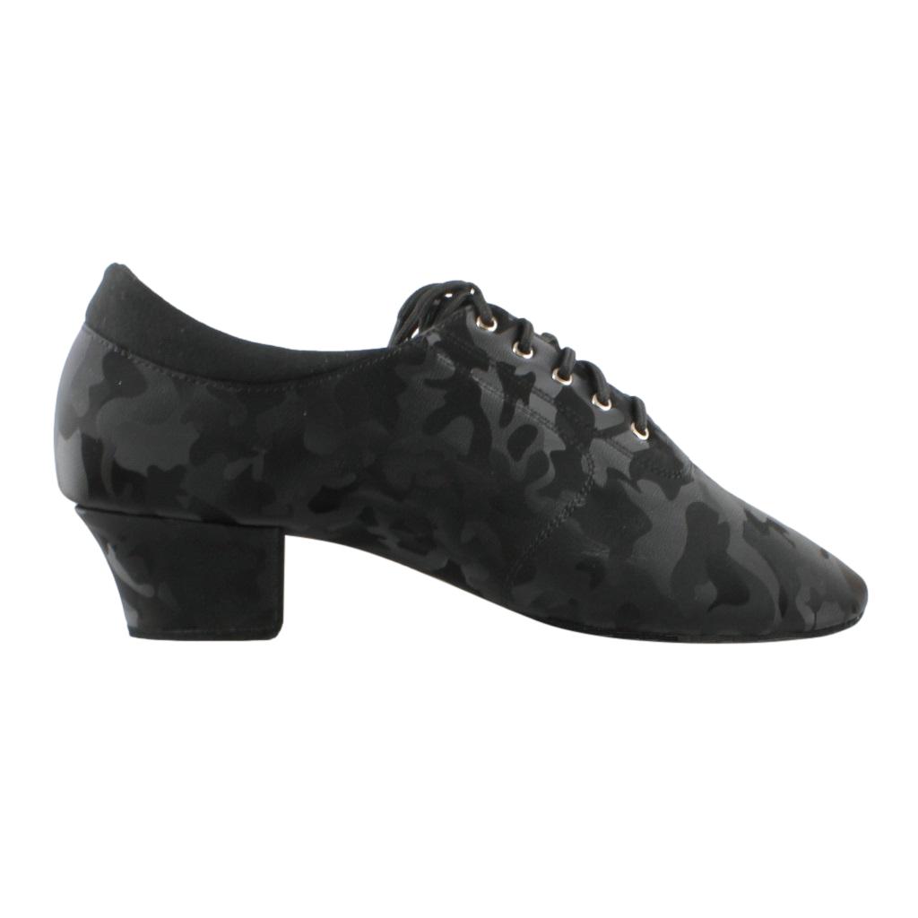 Galex 1205 Flexi, Military Black, Leather, Practice Dance Shoes