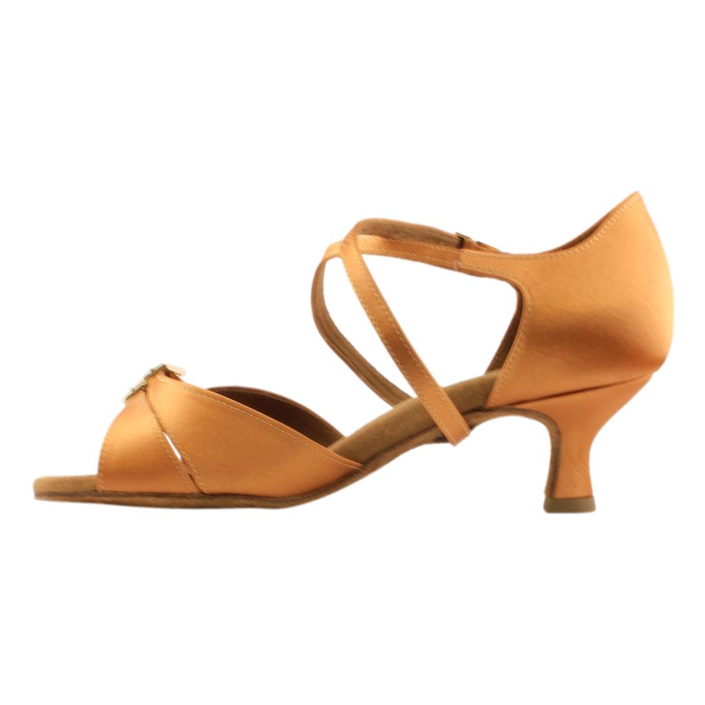 Galex 2274 Tatiana, Heel 5cm Flare W, Gold Cedar, Women's Latin Dance Shoes