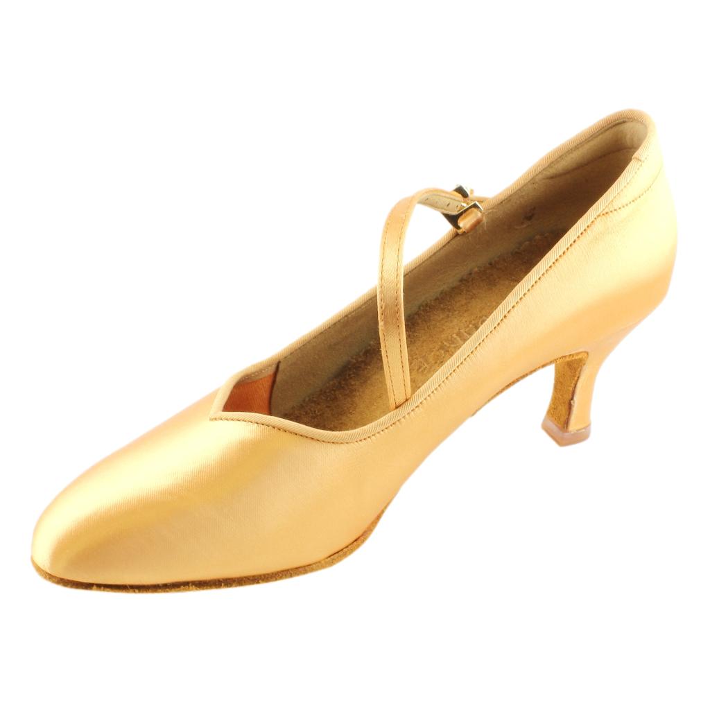 BD Dance 138, Heel EH10, Tan 2, Women's Standard Dance Shoes