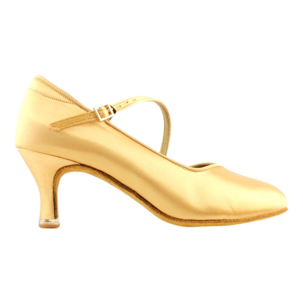 BD Dance 138, Heel EH10, Tan 2, Women's Standard Dance Shoes