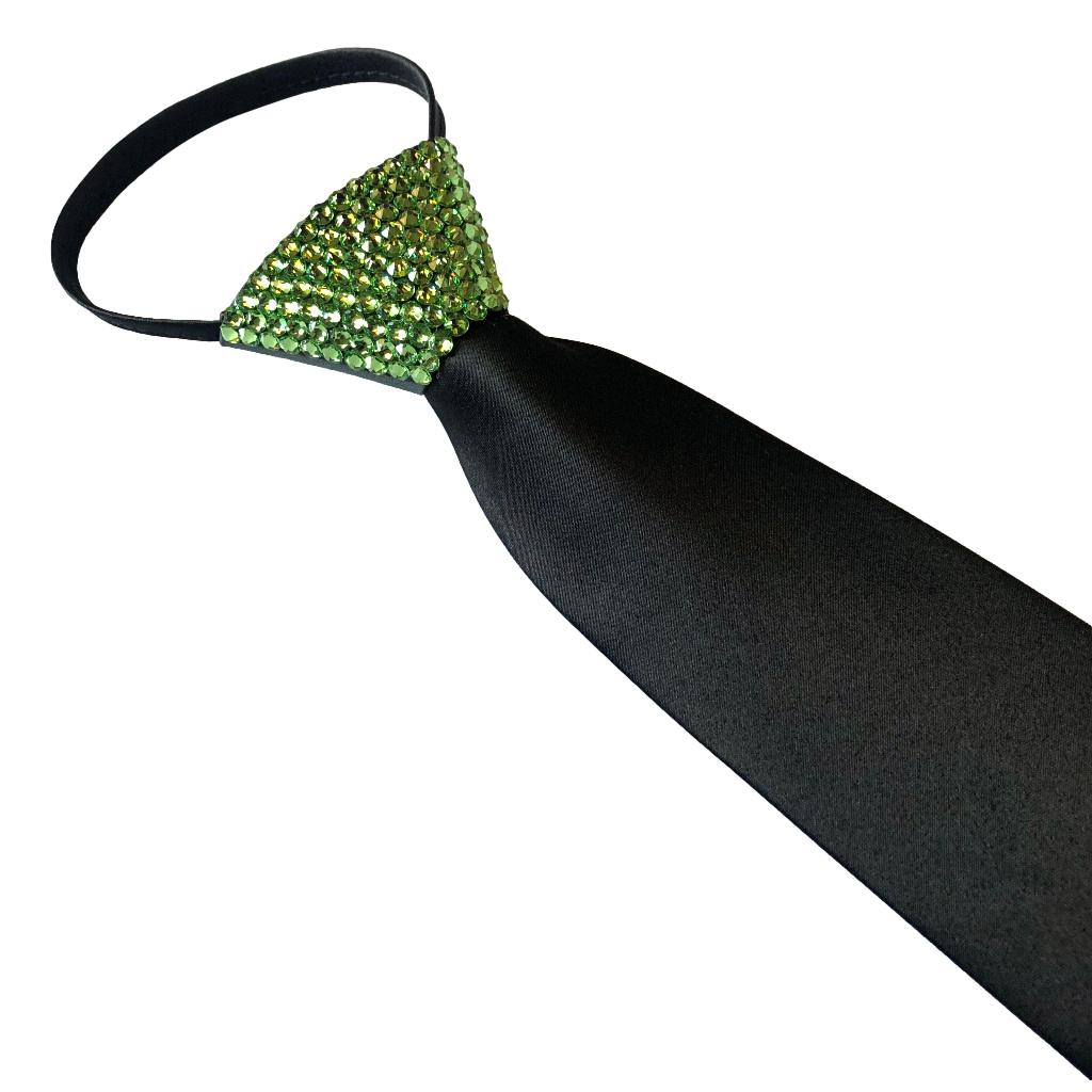 Zipper Black Ties - Stoned