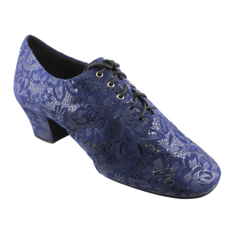 Practice Dance Shoes, 1207 Profi, Blue Leather