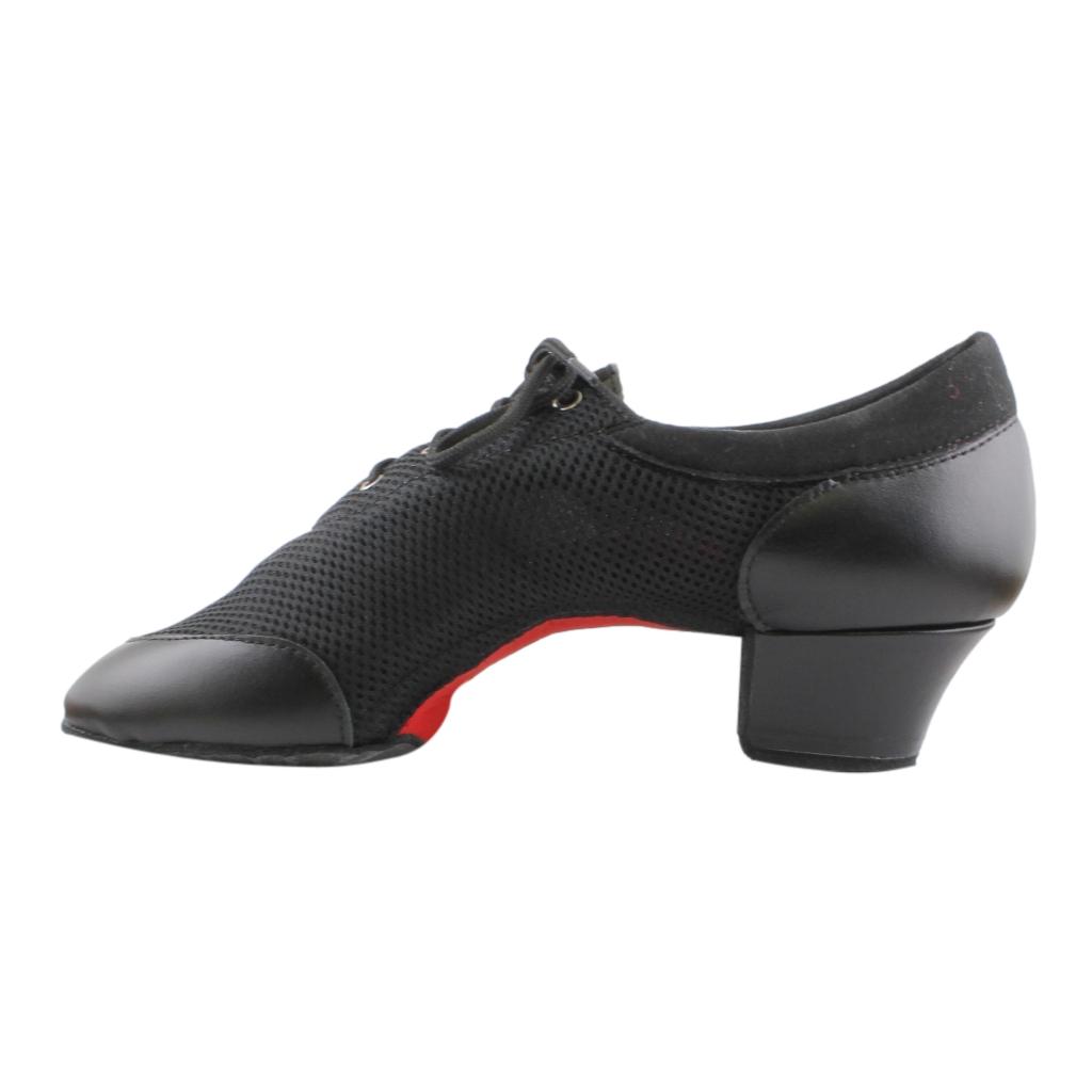 Galex 4000 Vento, Black Split Sole, Black Leather Mesh, Practice Dance Shoes
