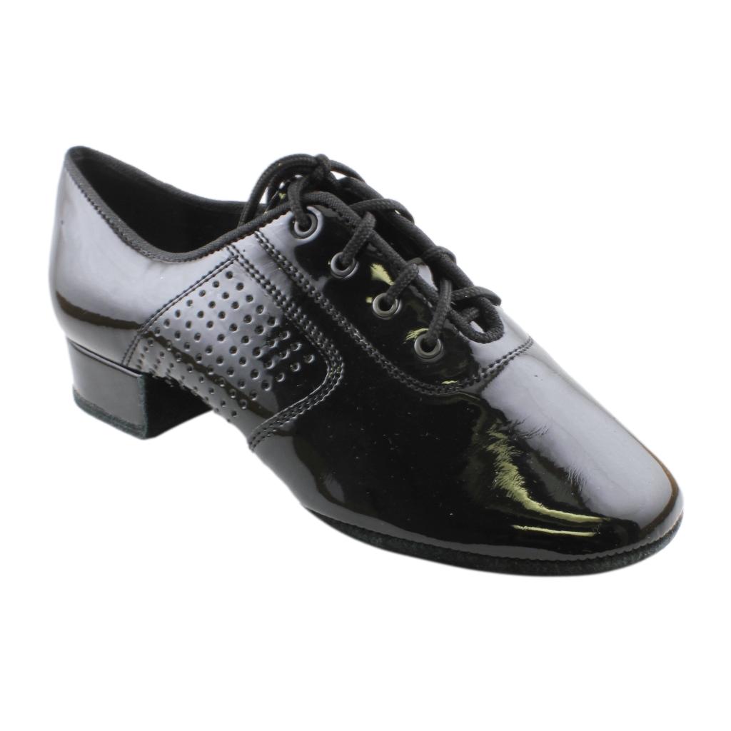 Galex 1110 Oxford Flexi, Black Patent Leather, Boys' Standard Dance Shoes
