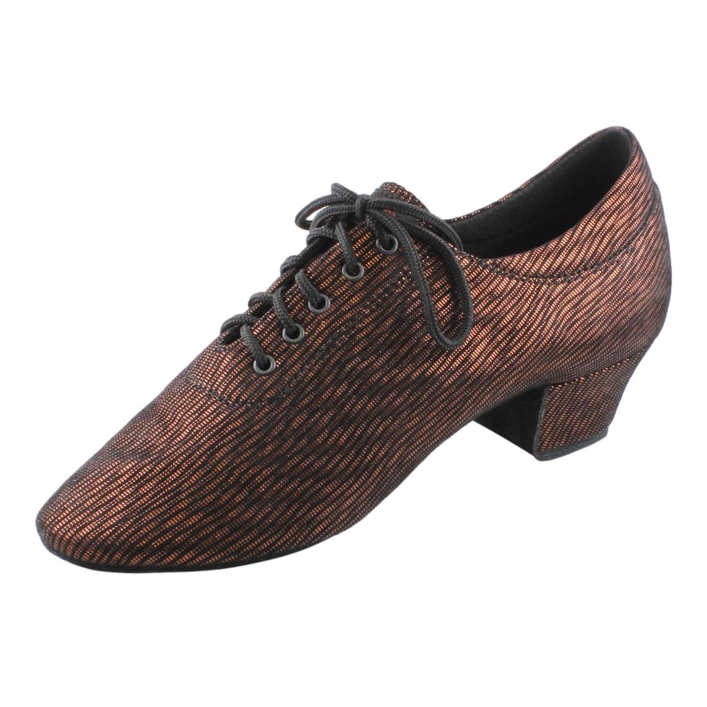 Galex 1205 Flexi, Black with Bronze, Leather, Practice Dance Shoes