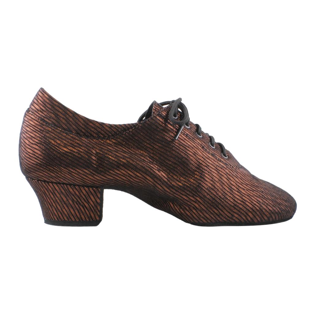 Galex 1205 Flexi, Black with Bronze, Leather, Practice Dance Shoes