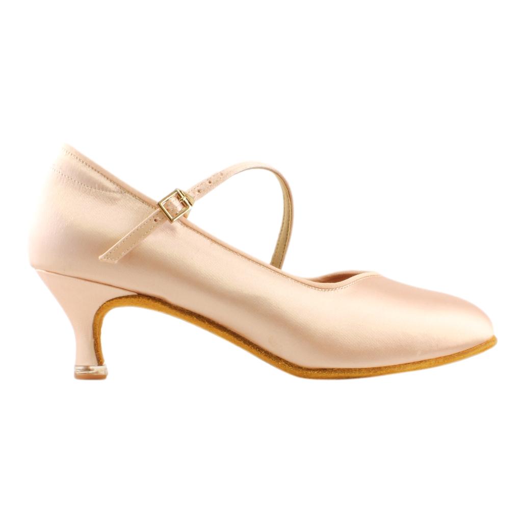 BD Dance 138, Heel EH11, Tan 1, Women's Standard Dance Shoes