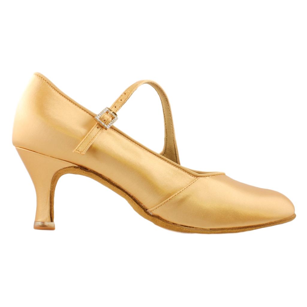BD Dance 149, Heel EH10, Tan 2, Women's Standard Dance Shoes