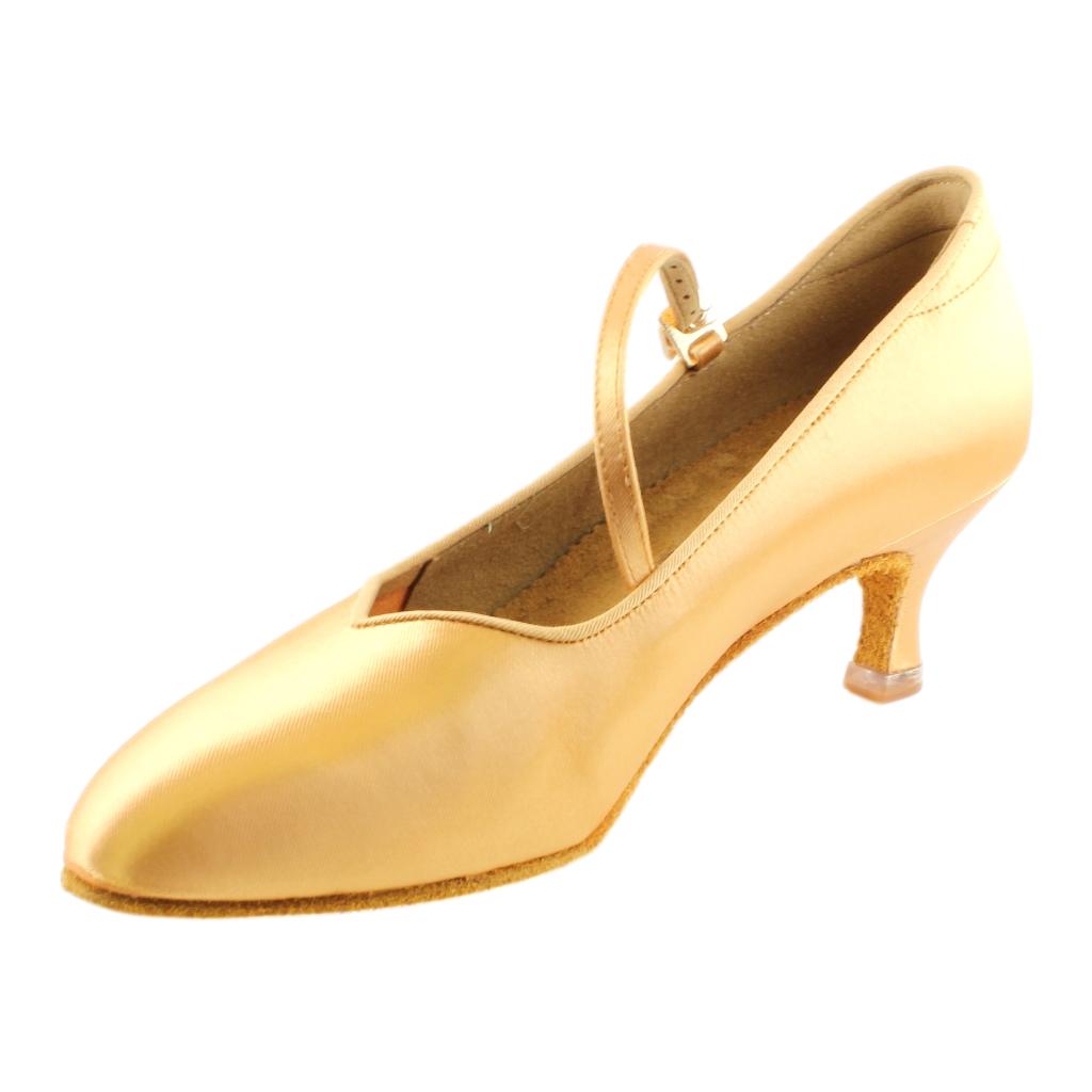 BD Dance 138, Heel EH11, Tan 2, Women's Standard Dance Shoes