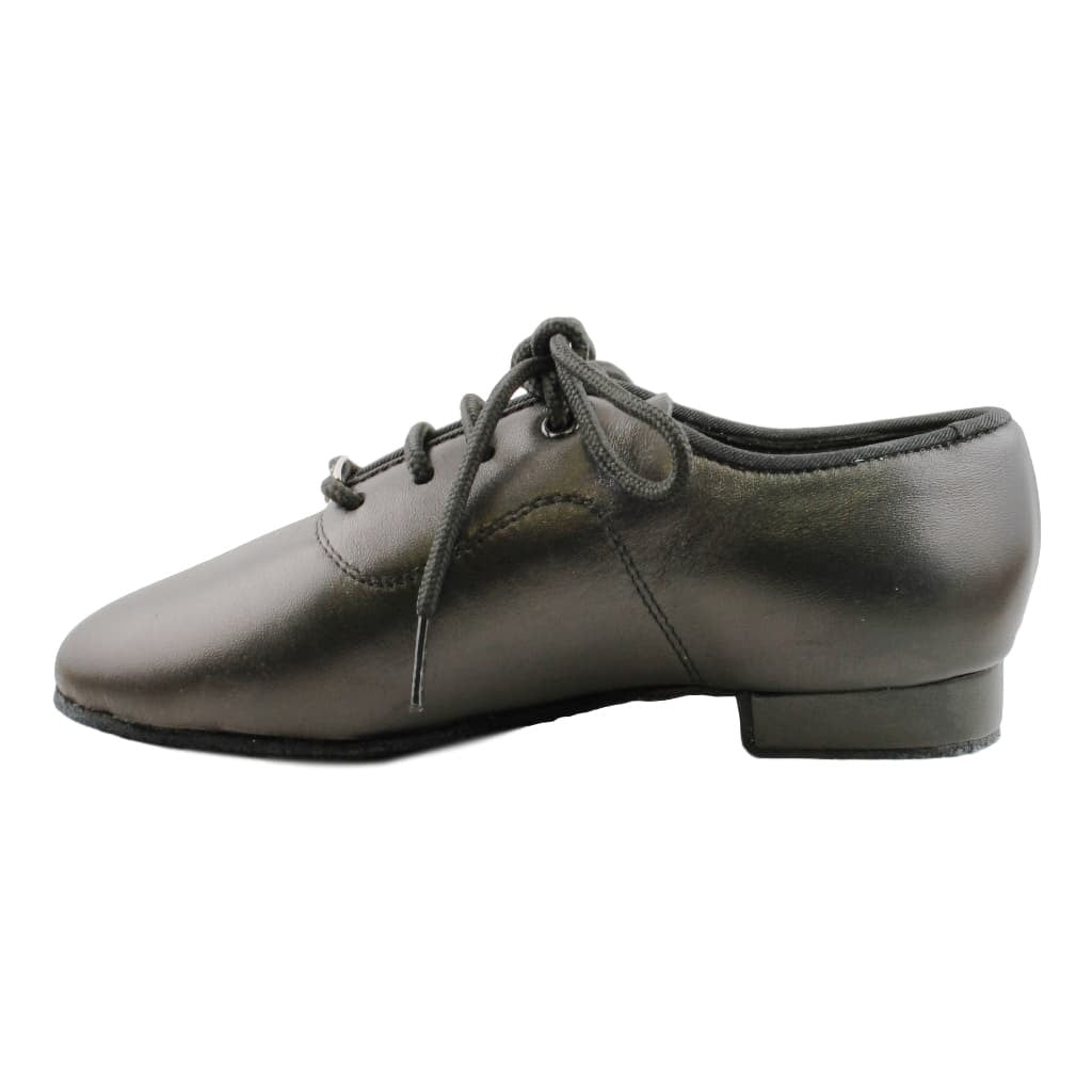 BD Dance Standard Dance Shoes for Boys, Model 702, Black Leather