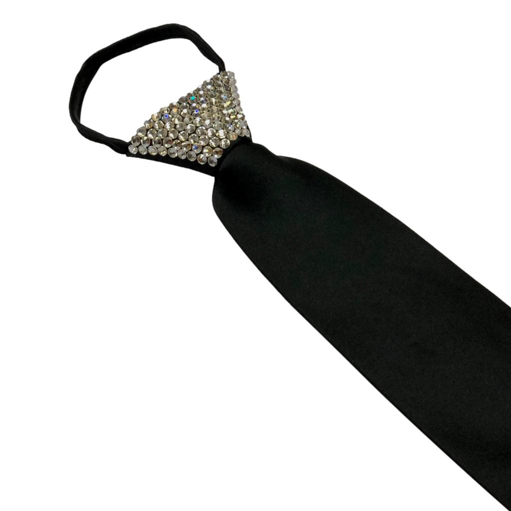 Zipper Black Ties - Stoned