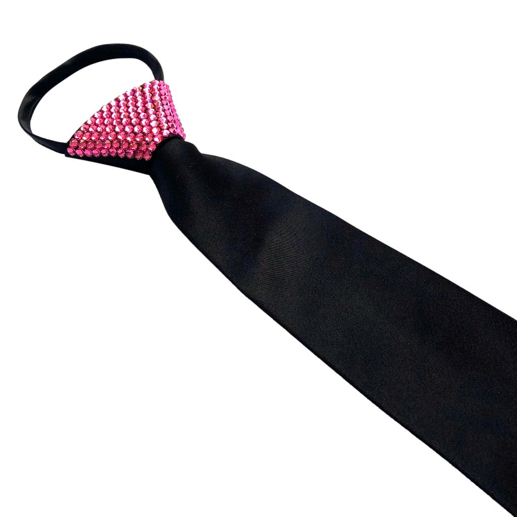 Zipper Black Ties - Stoned