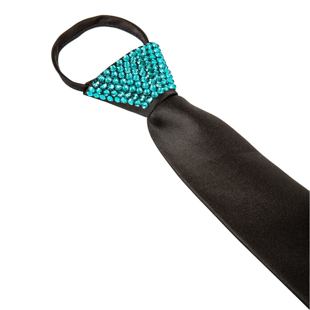 Zipper Black Ties - Stoned