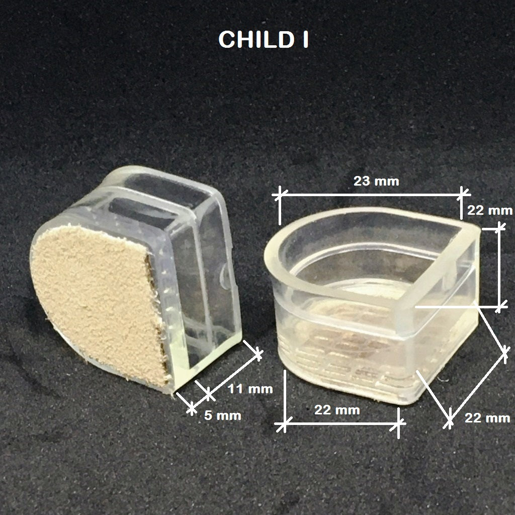 BD Dance CHILD I / GALEX Cuban (Suede Tip) Heel Protectors