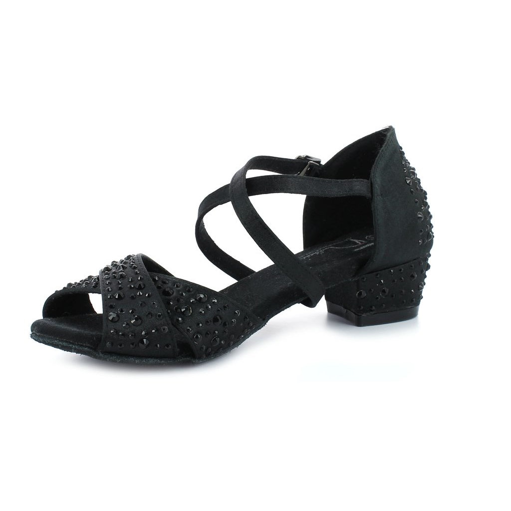 GFranco West Cost Swing, Black, Women's Latin Dance Shoes