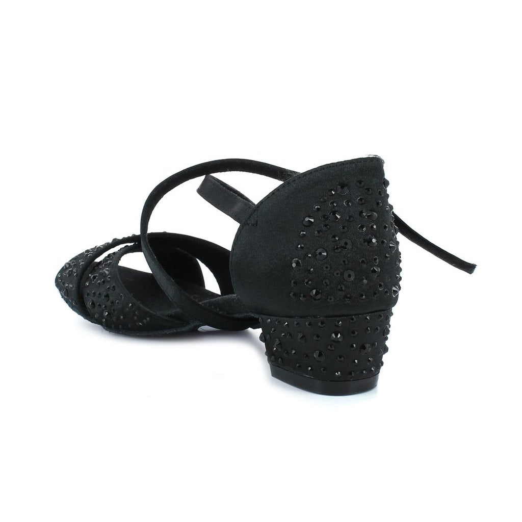 GFranco West Cost Swing, Black, Women's Latin Dance Shoes