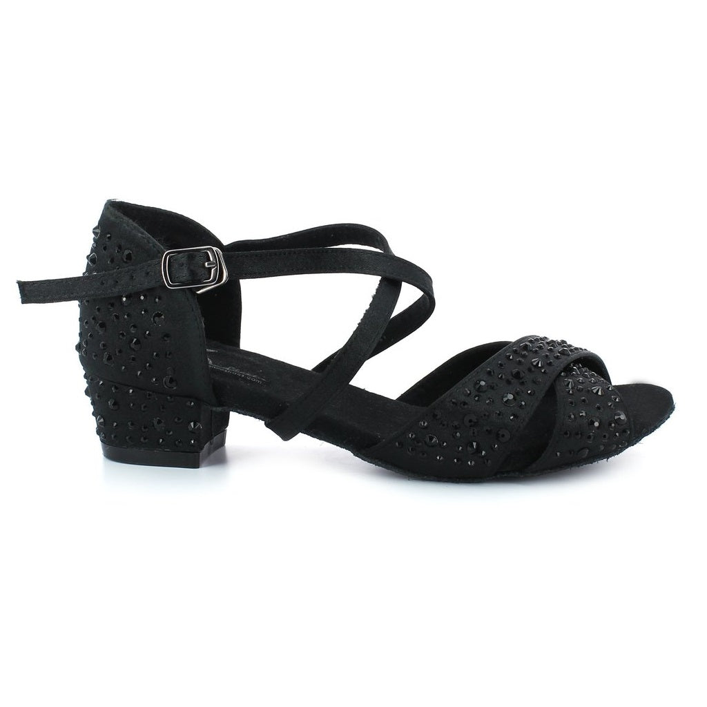 GFranco West Cost Swing, Black, Women's Latin Dance Shoes