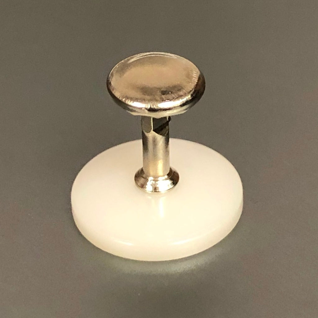 Front Silver Collar Stud 4502