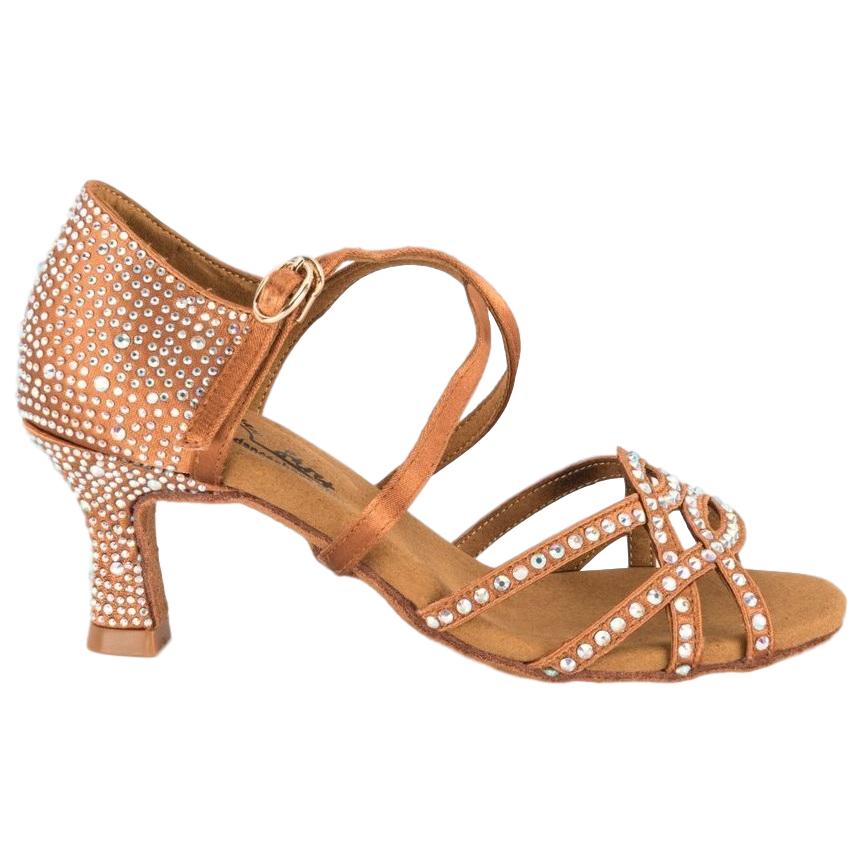 GFranco Mystique, Heel 2.5", Tan, Women's Latin Dance Shoes