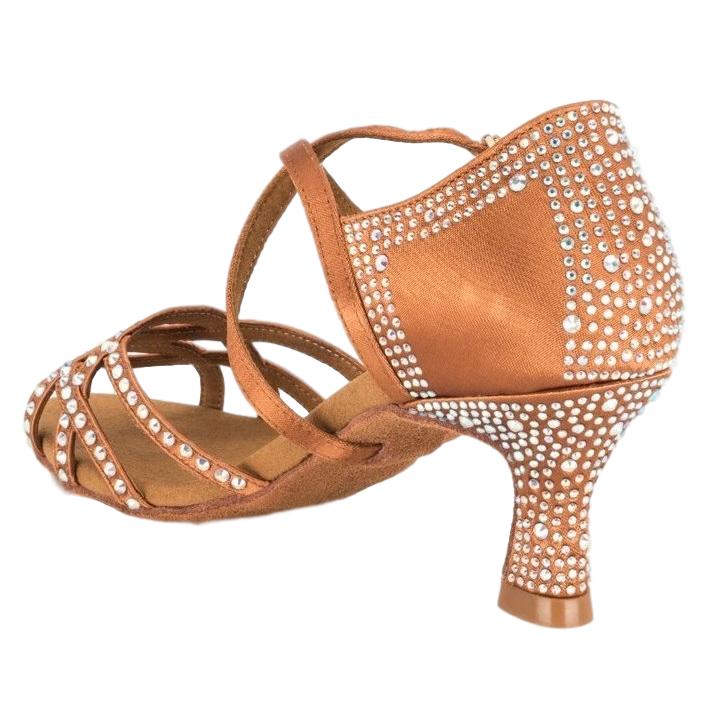 GFranco Mystique, Heel 2.5", Tan, Women's Latin Dance Shoes