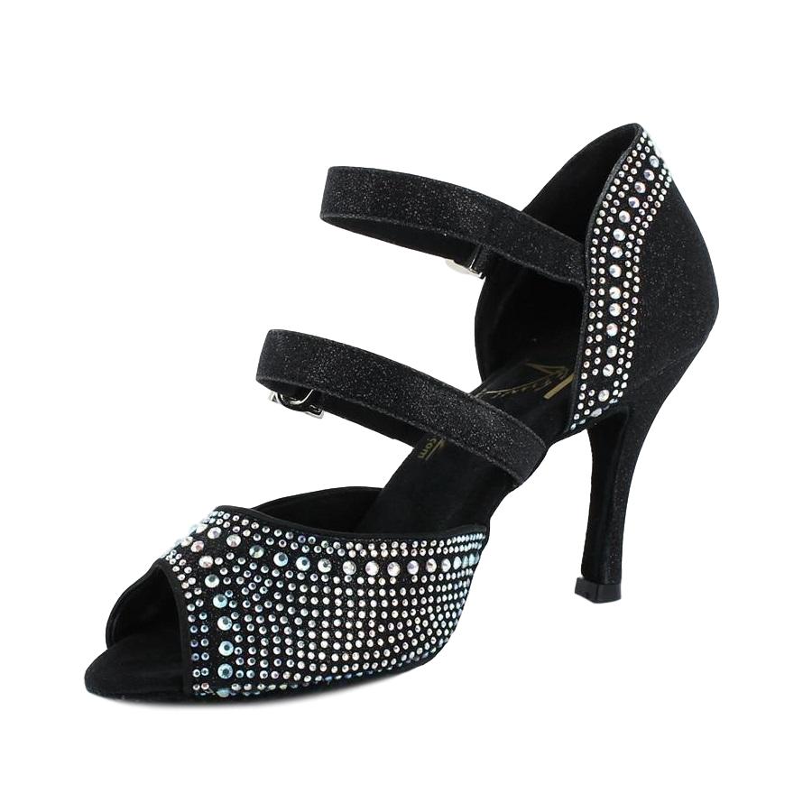 GFranco Onyx, Heel 3", Black, Women's Latin Dance Shoes