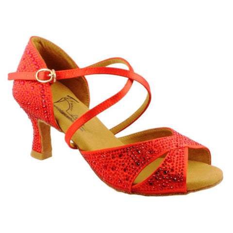 Women's Latin Dance Shoes, 2274 Tatiana, Light Cedar, Heel 5cm Flare W