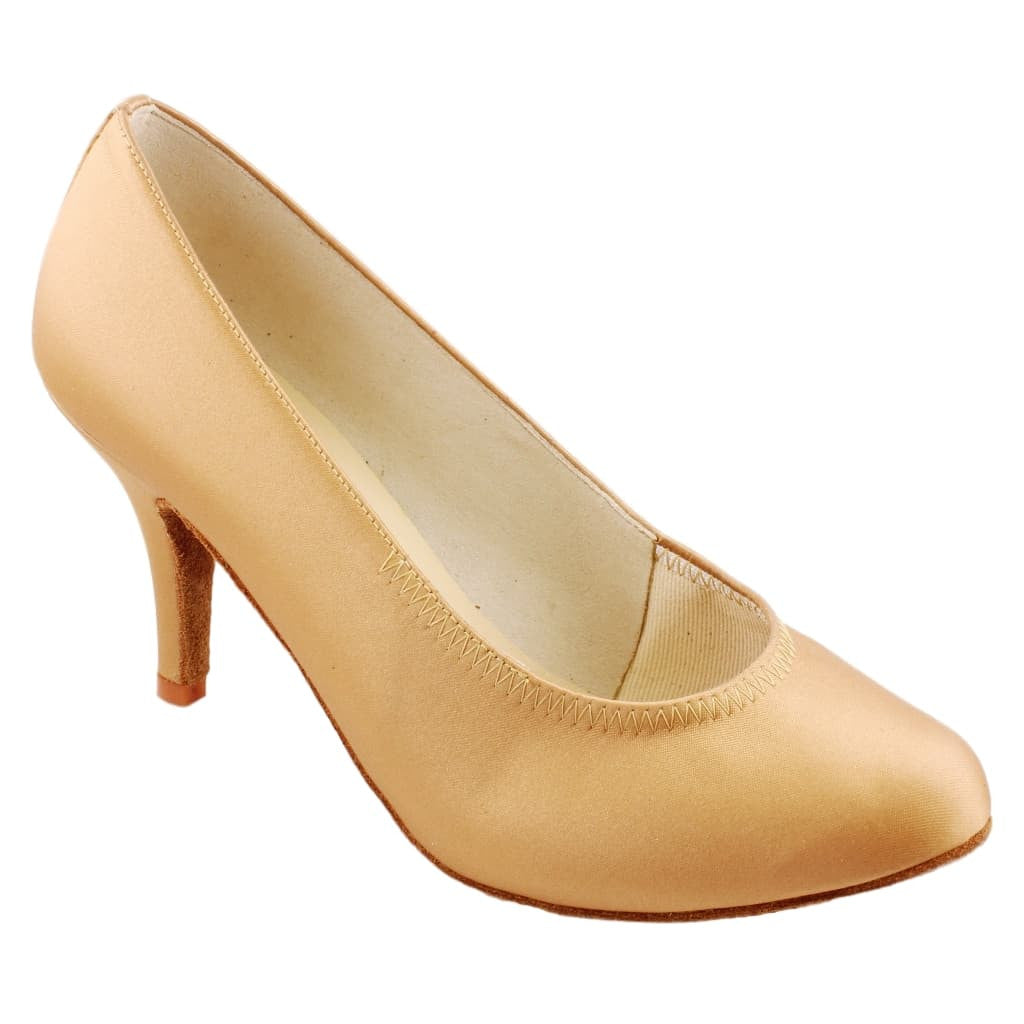 Galex 6620 Natalie, Heel 8cm Point, Tan, Women's Standard Dance Shoes