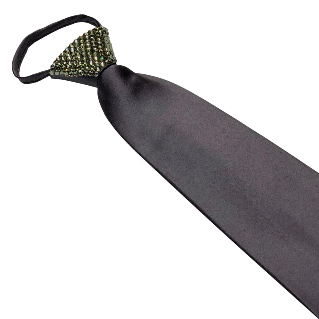Zipper Graphite Ties - Stoned
