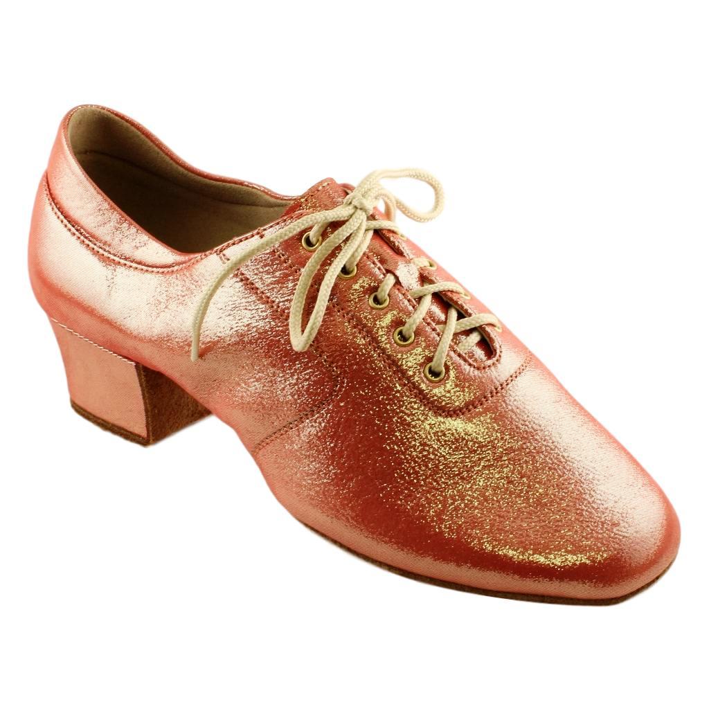 Galex 1205 Flexi, Coral, Brown Sole, Leather, Practice Dance Shoes