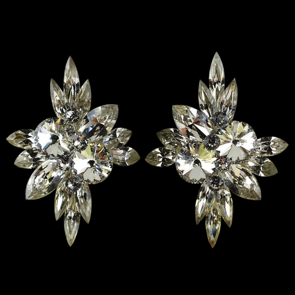 Earrings, Crystal Rhinestones
