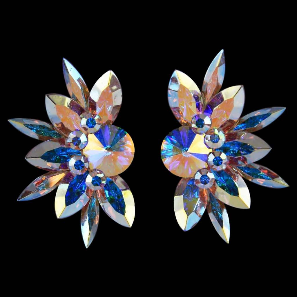 Earrings, Crystal AB Rhinestones