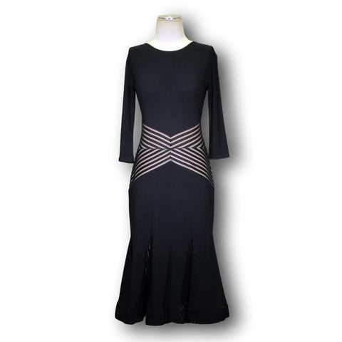 Women's Latin Practice Dress PL-198/2 Coral