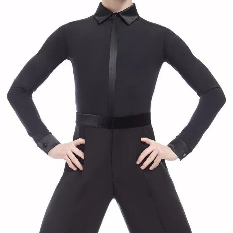 Latin Shirt PM-903/1 Black