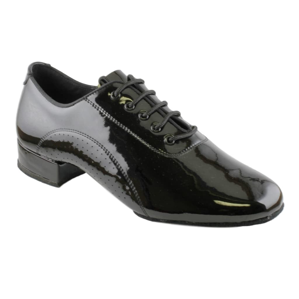 Stephanie E-400112, Black Patent Leather, Men's Smooth Dance Shoes