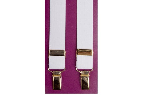 Gilt clip-on Suspenders 1 inch (25mm) 4700