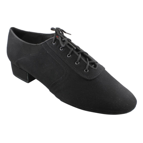 Men's Smooth Dance Shoes, Model 309, Black Leather