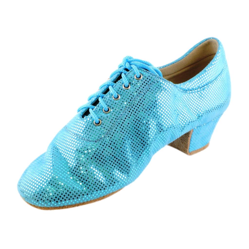 Practice Dance Shoes, 1205 Flexi, Leather, Blue Sky