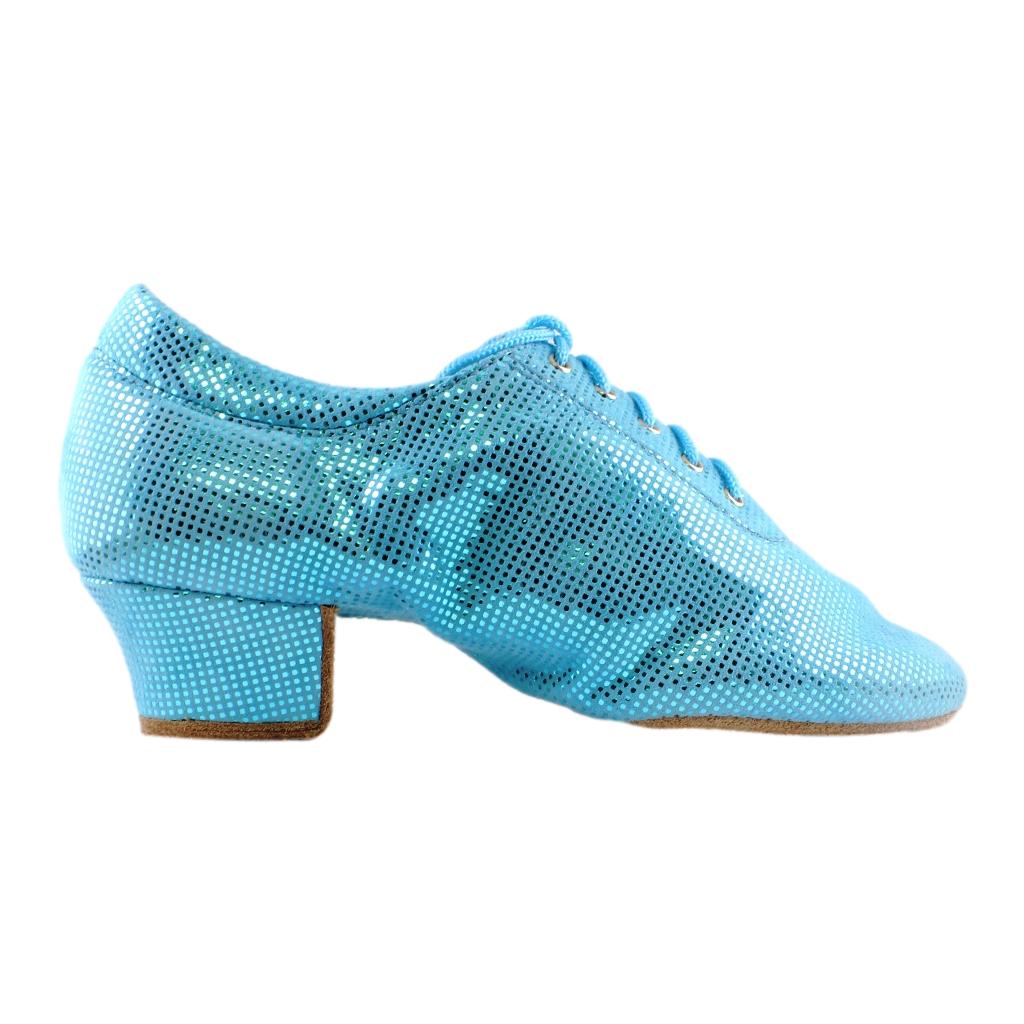 Practice Dance Shoes, 1205 Flexi, Leather, Blue Sky