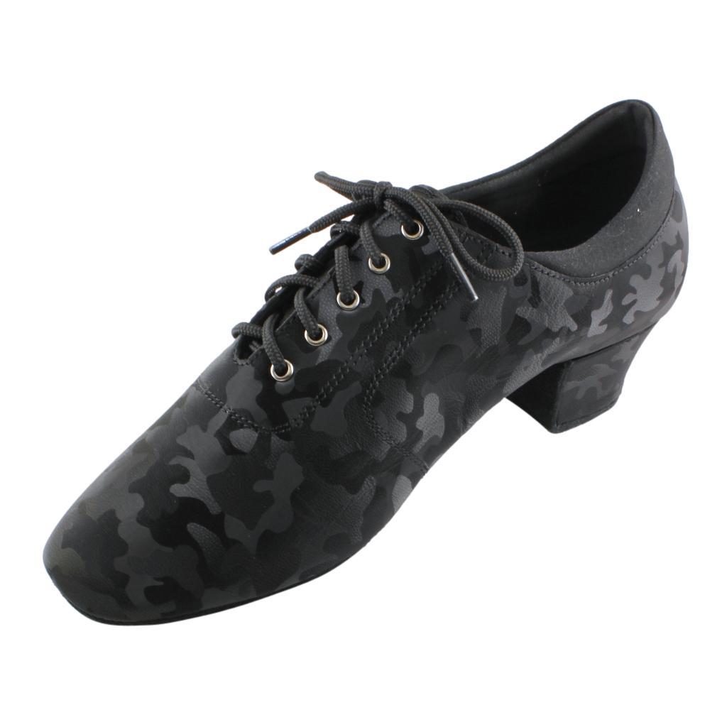 Galex 1205 Flexi, Military Black, Leather, Practice Dance Shoes
