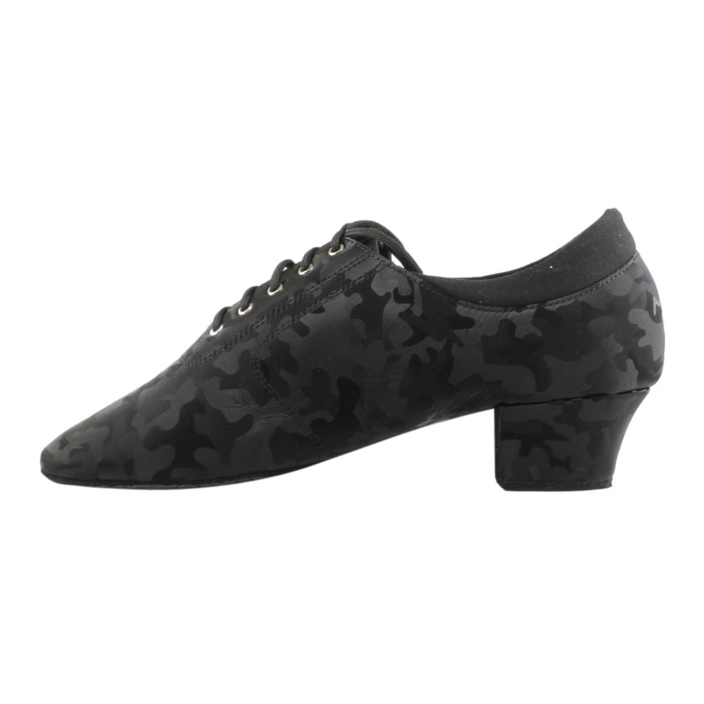 Galex 1205 Flexi, Military Black, Leather, Practice Dance Shoes