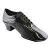 Galex 1212 Fernando, Black Leather / Patern Leather / Neoprene, Men's Latin Dance Shoes