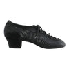 Practice Dance Shoes, Raspiro, Black Mesh and Suede