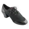 Galex 4000 Vento, Black Split Sole, Black Leather Mesh, Practice Dance Shoes