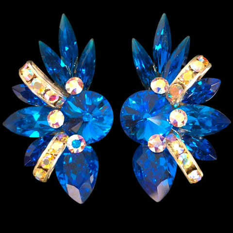 Earrings, Crystal AB Rhinestones