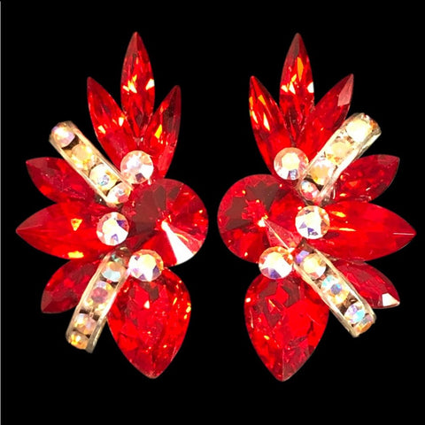 Earrings, Crystal Rhinestones