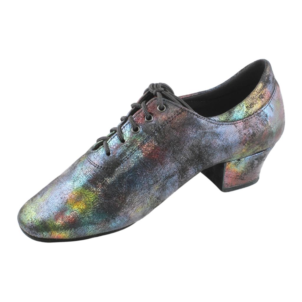 Practice Dance Shoes, 1205 Flexi, Abstract Oil, Leather