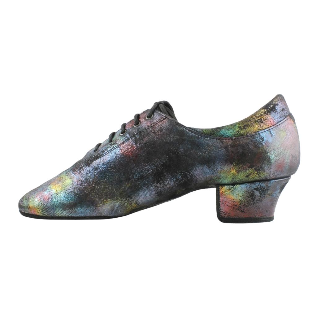 Practice Dance Shoes, 1205 Flexi, Abstract Oil, Leather