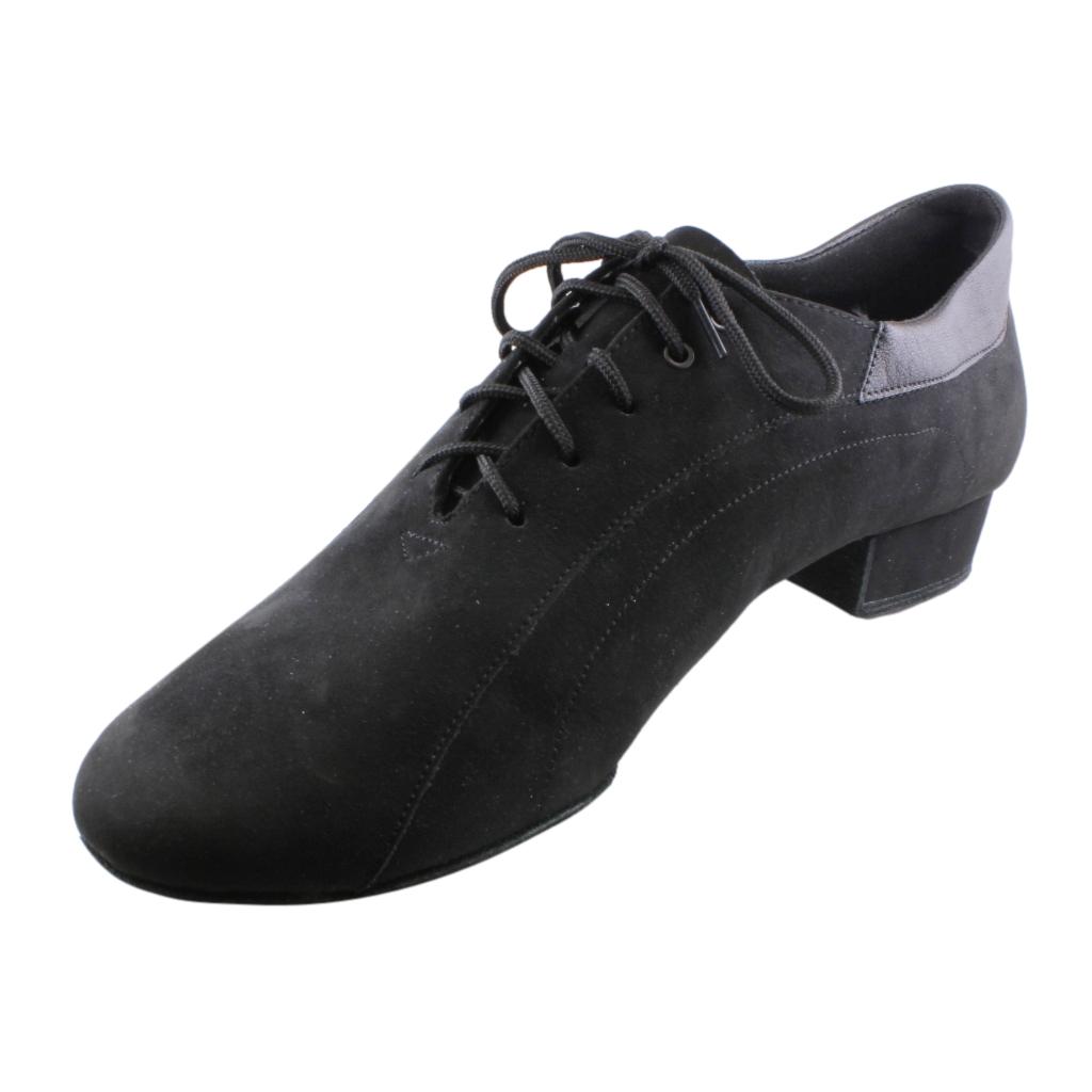 Men's Smooth Dance Shoes, 1115 Franco, Black Nubuck