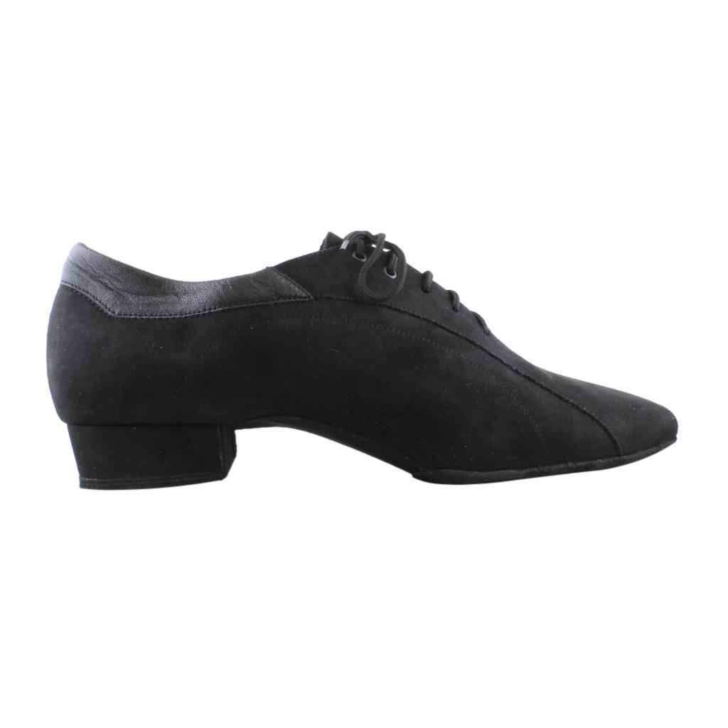 Men's Smooth Dance Shoes, 1115 Franco, Black Nubuck